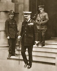 Das letzte Foto von Lord Kitchener, aus The Illustrated War News, 14. Juni 1916